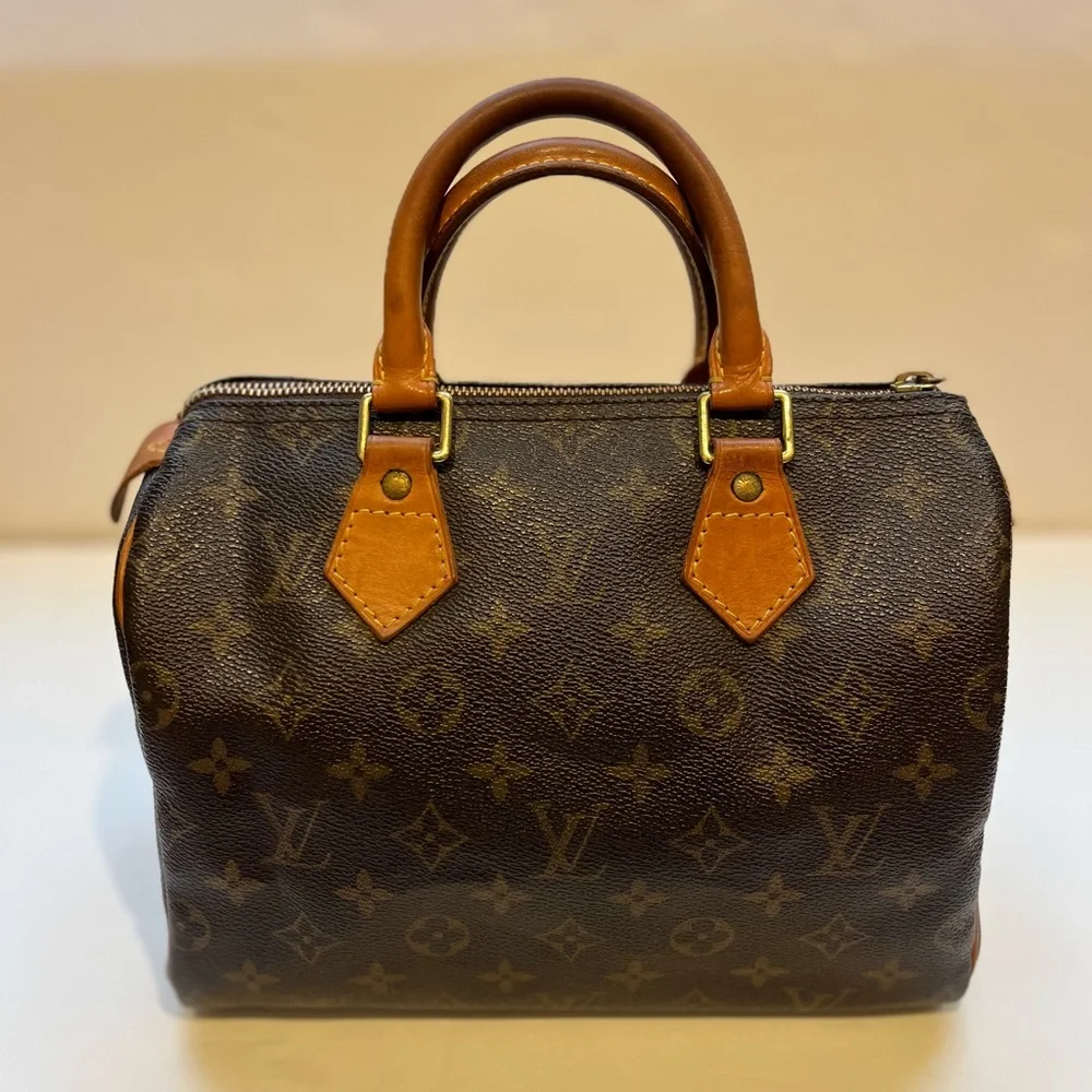 💖100% Authentic Vintage LOUIS VUITTON Monogram Speedy 25 *with FREE Bag Tag - Picture 6 of 16